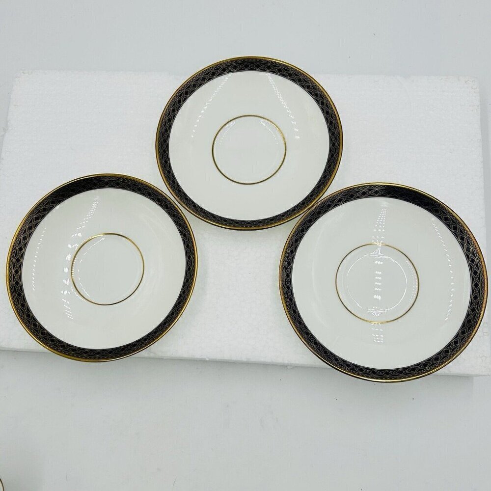 Waterford Powerscourt Fine Bone China 5.75" Saucer Plate Set of 3